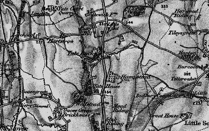 Old map of Yate Court in 1898
