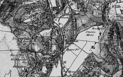 Old map of The Row in 1898