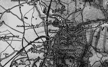Old map of The Ryde in 1896
