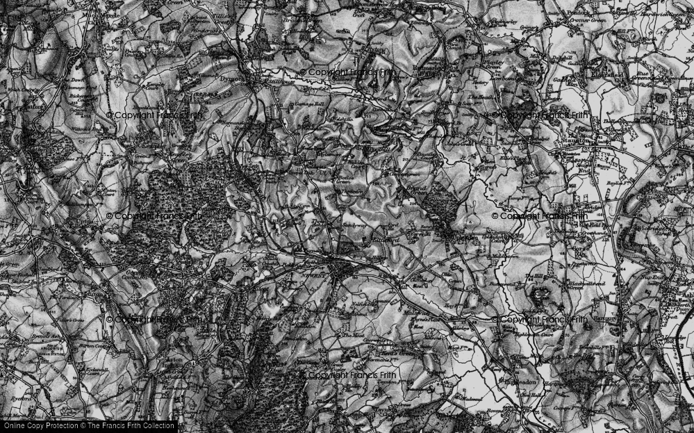 Old Map of The Scarr, 1896 in 1896