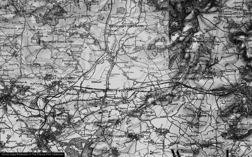 Old Map of The Spa, 1898 in 1898