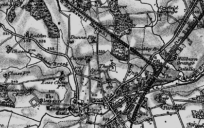 Old map of The Spring in 1898