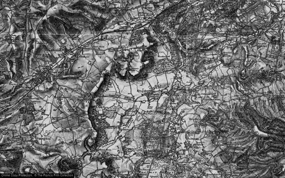 Old Map of The Straits, 1895 in 1895