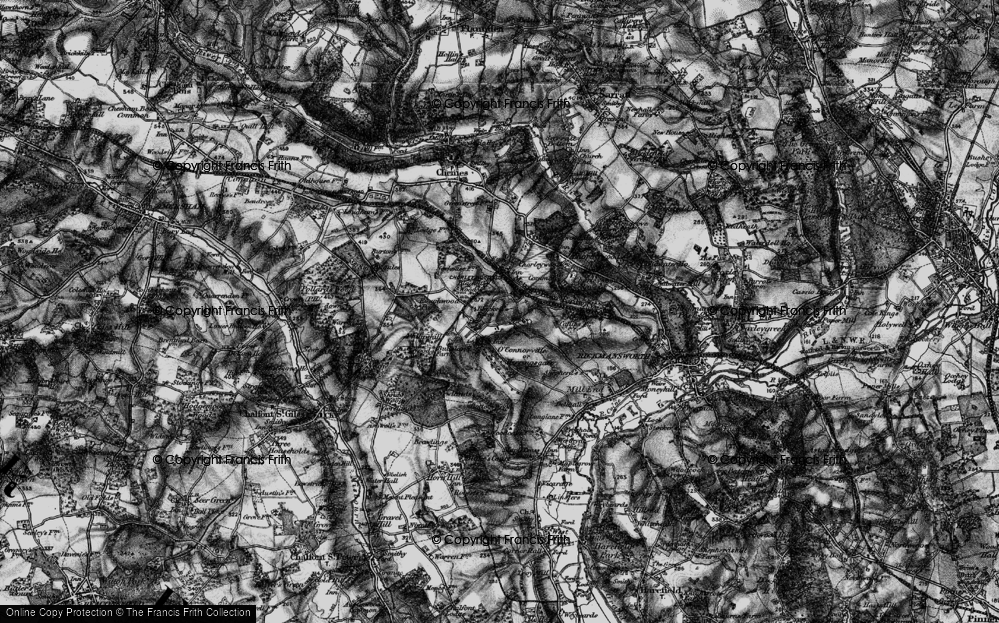 Old Map of The Swillett, 1896 in 1896