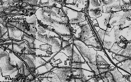 Old map of The Sydnall in 1897