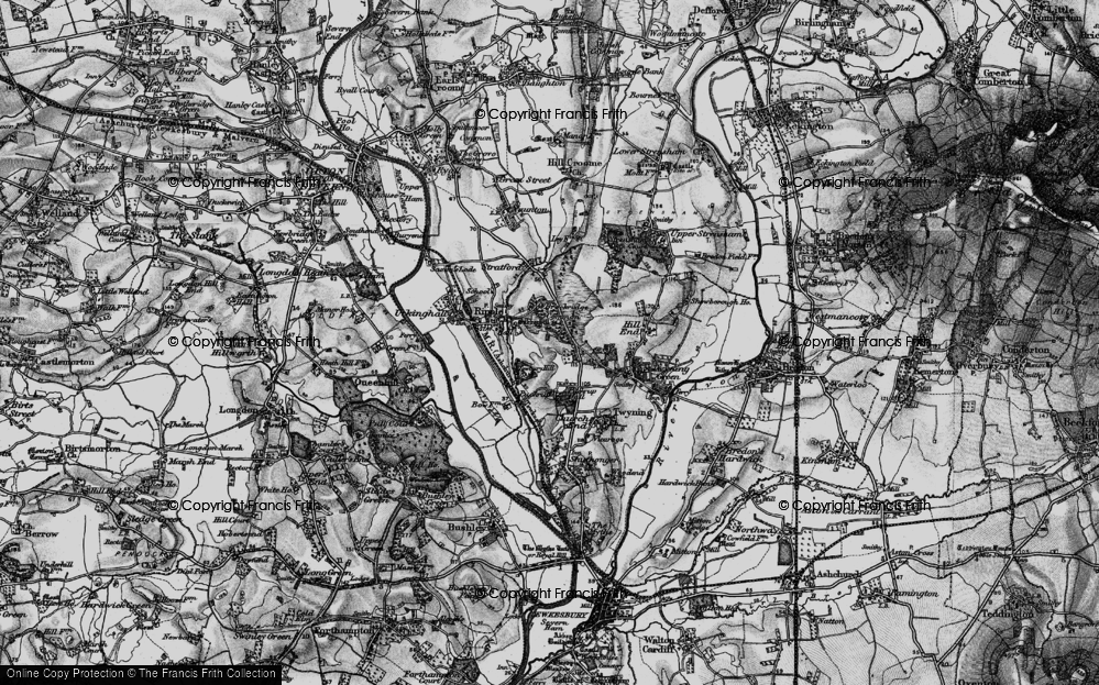 Old Map of The Twittocks, 1898 in 1898