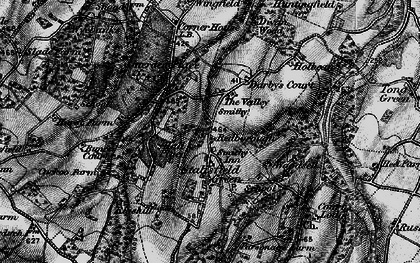 Old map of The Valley in 1895
