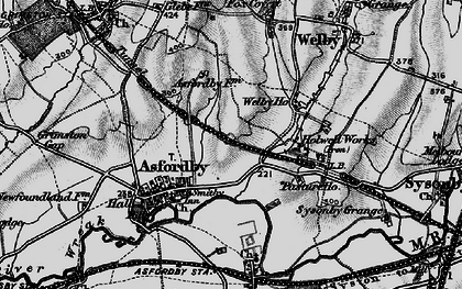 Old map of The Valley in 1899