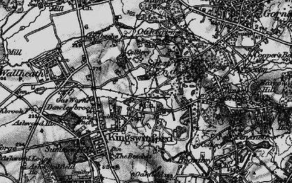 Old map of The Village in 1899