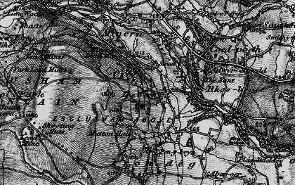 Old map of The Wern in 1897
