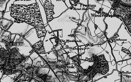 Old map of The Woodlands in 1896