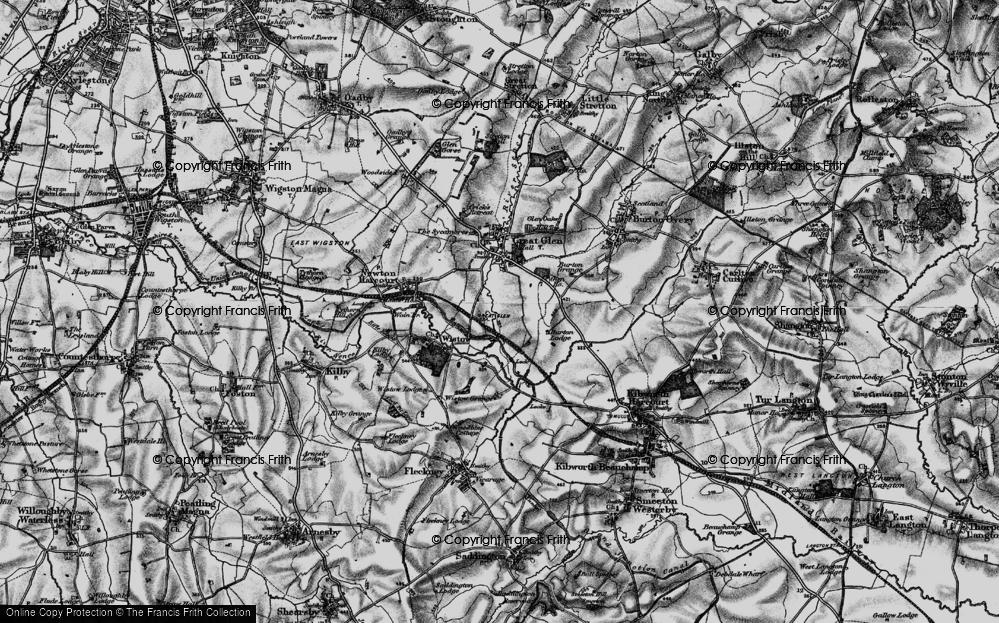 Old Map of The Woodlands, 1899 in 1899