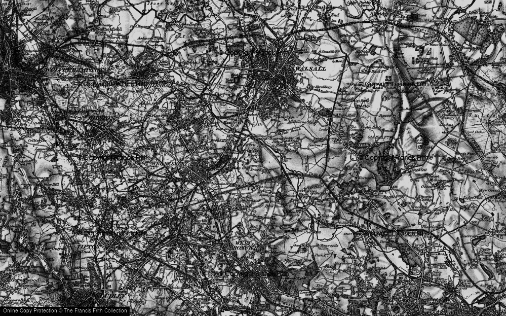 Old Map of The Woods, 1899 in 1899