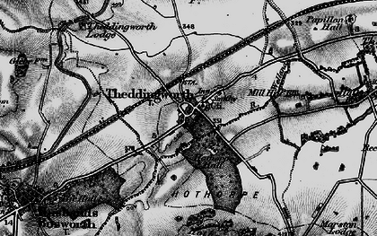 Old map of Laughton Hills in 1898