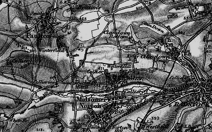 Old map of Thicket Mead in 1898