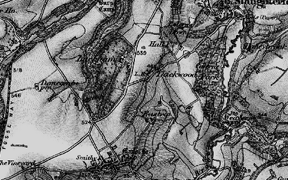 Old map of Thickwood in 1898