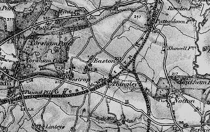 Old map of Thingley in 1898