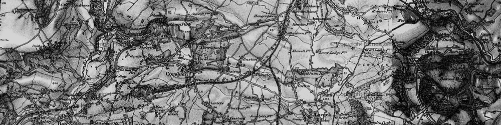 Old map of Thingley in 1898
