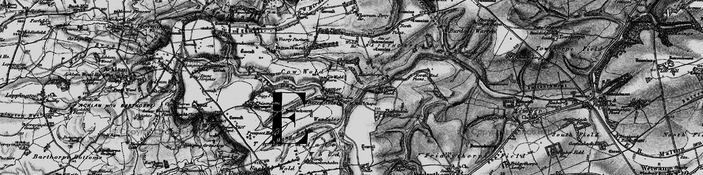 Old map of Thixendale in 1898