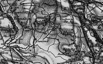 Old map of Thomas Chapel in 1898