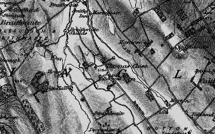 Old map of Bents Cotts in 1897