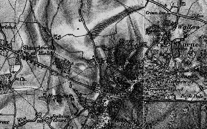 Old map of Thong in 1895