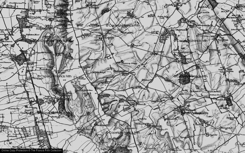 Old Map of Thoresway, 1899 in 1899