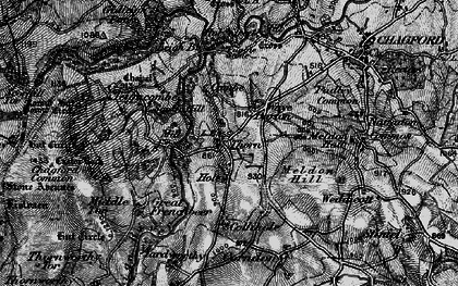Old map of Thorn in 1898