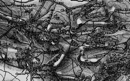 Old map of Thorn in 1899