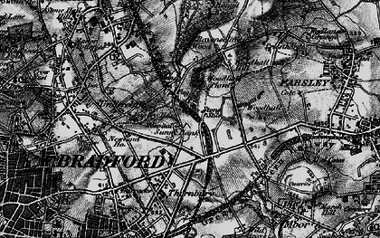 Old map of Thornbury in 1898