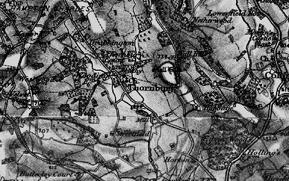 Old map of Wigpool Common in 1899