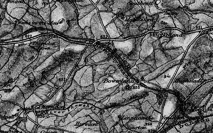 Old map of Linnacombe in 1898