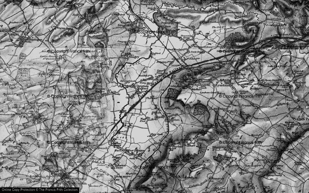 Old Map of Thornend, 1898 in 1898