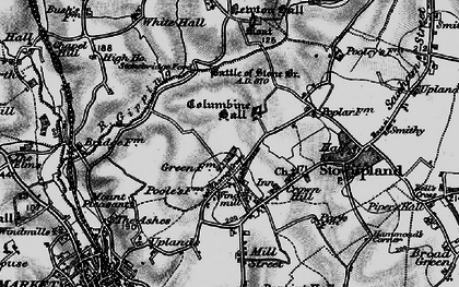 Old map of Thorney Green in 1898
