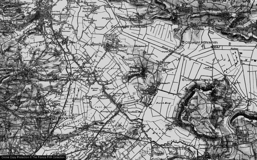 Old Map of Thorngrove, 1898 in 1898