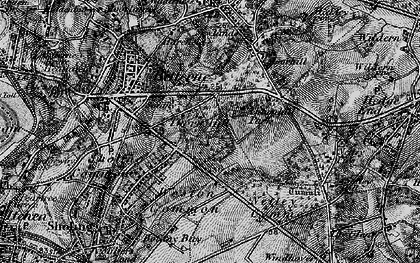 Old map of Thornhill in 1895