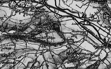 Old map of Thornhill in 1896
