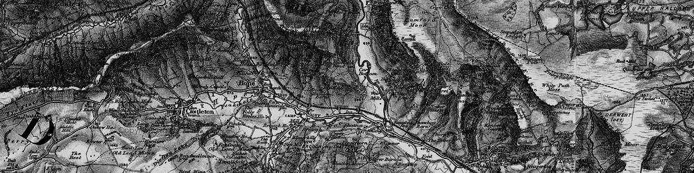 Old map of Yorkshire Br in 1896