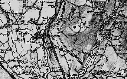 Old map of Thornhill in 1897
