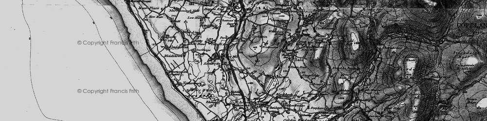 Old map of Thornhill in 1897