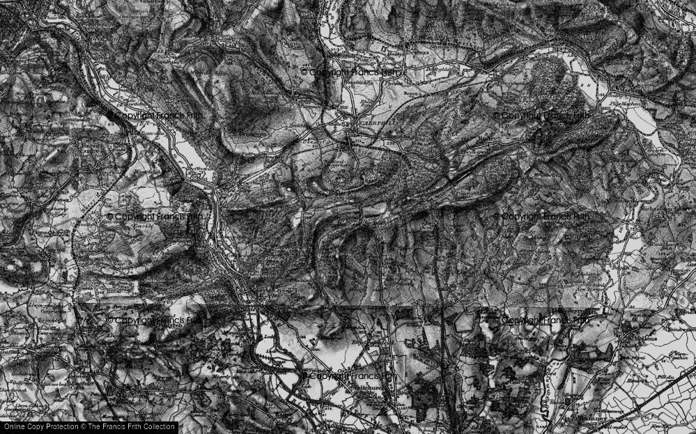 Old Map of Thornhill, 1898 in 1898