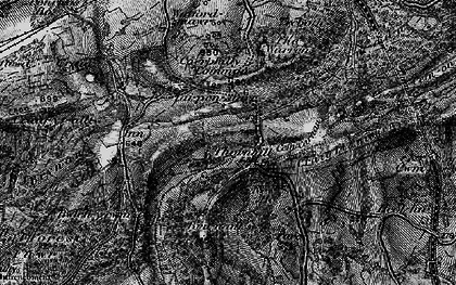 Old map of Thornhill in 1898