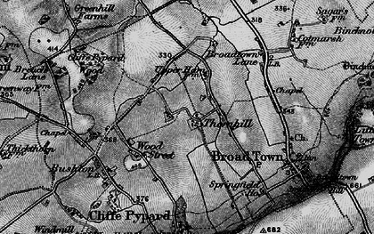 Old map of Thornhill in 1898