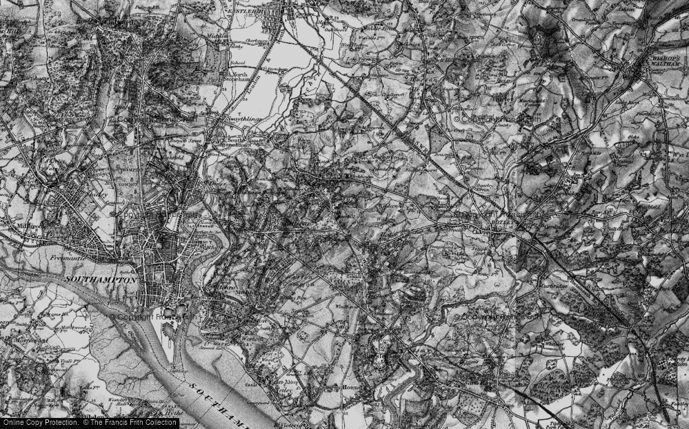 Old Map of Thornhill Park, 1895 in 1895
