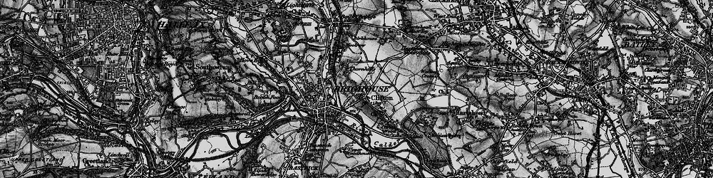 Old map of Thornhills in 1896