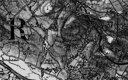 Old map of Thornley in 1898