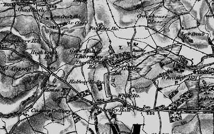 Old map of Thornley in 1898