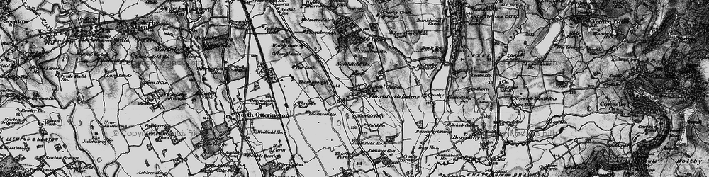 Old map of Thornton-le-Beans in 1898