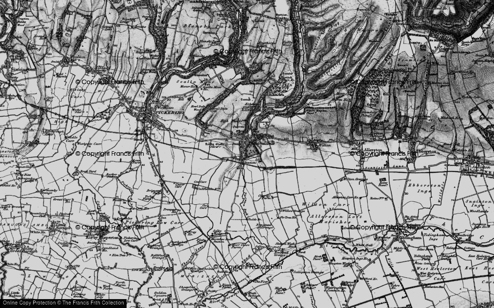 Old Map of Thornton-le-Dale, 1898 in 1898