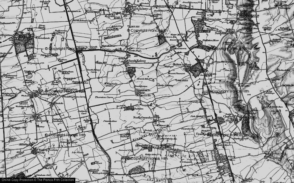 Old Map of Thornton le Moor, 1898 in 1898